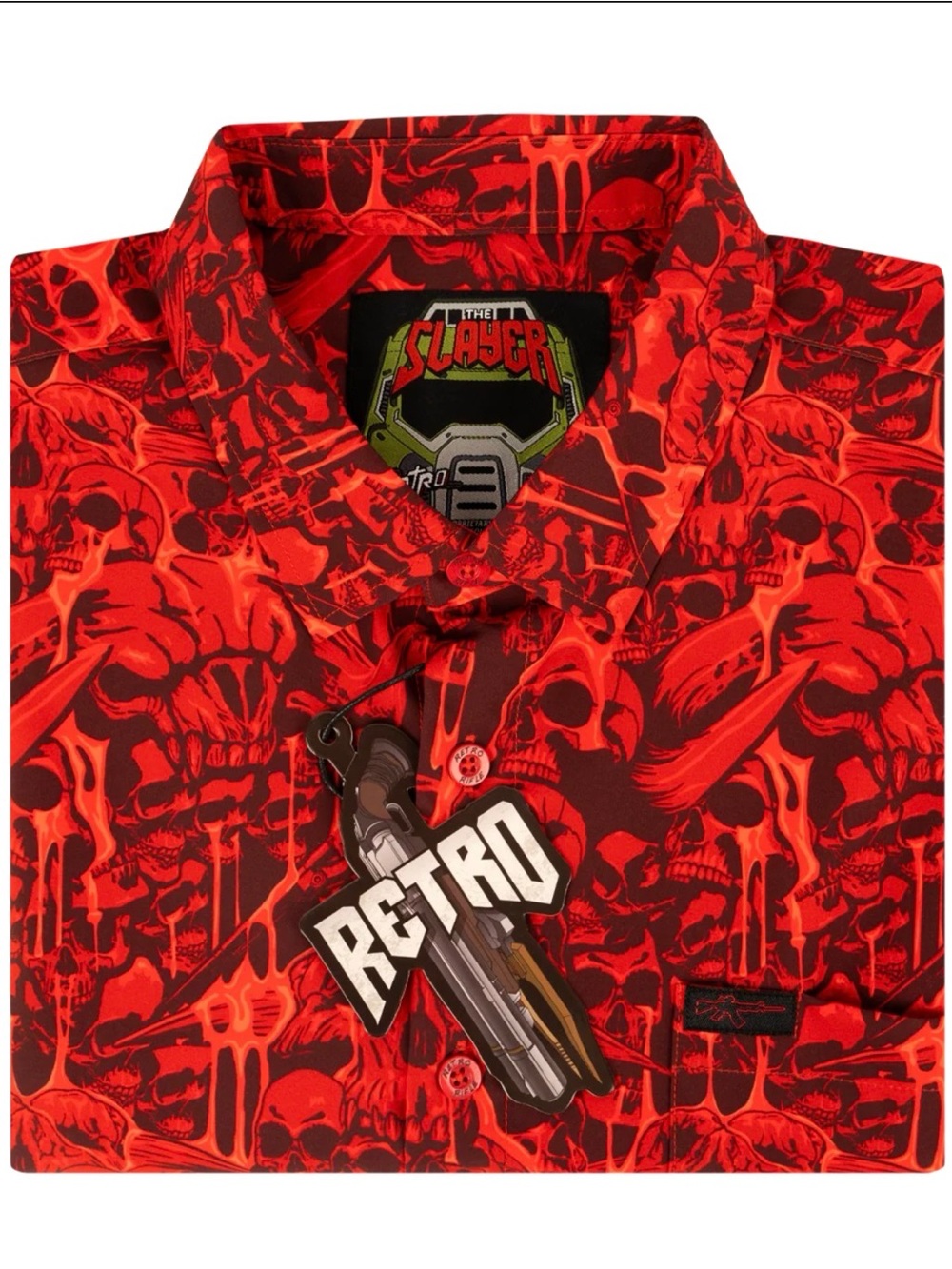 Retro Rifle Slayer Button Down - 4XL - Picture 2 of 10